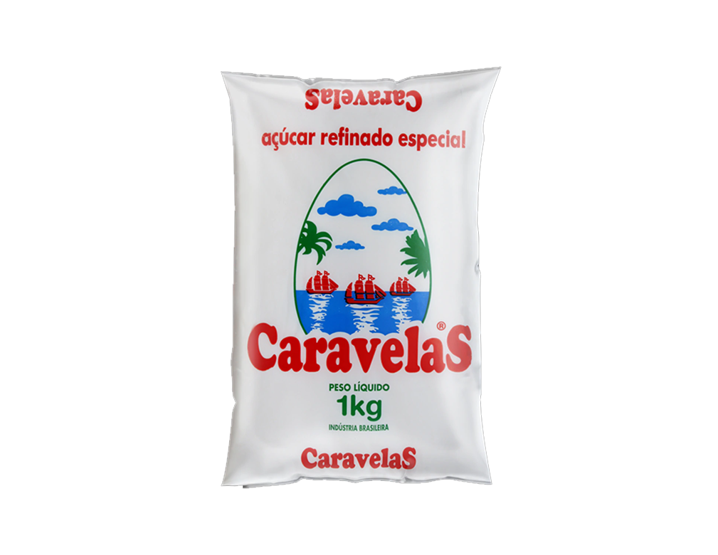 AÇÚCAR REFINADO CARAVELAS 1 KILO (FDO 10 PCT) BLACK FRIDAY PMG ATACADISTA
