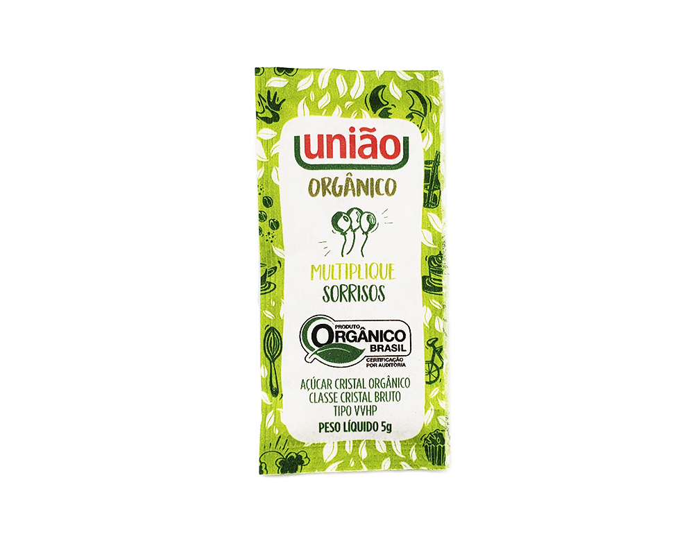 AÇÚCAR SACHÊ ORGÂNICO UNIÃO 5 G (CX 400 UN) BLACK FRIDAY PMG ATACADISTA