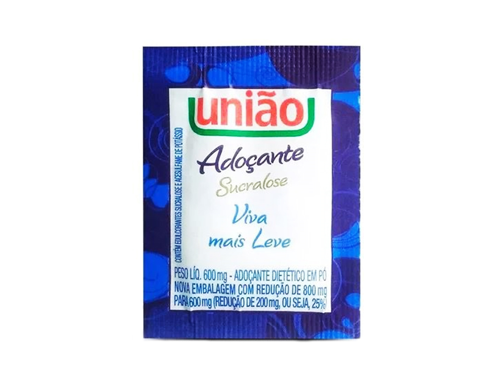 ADOÇANTE SACHÊ SUCRALOSE UNIÃO 0,6 G (CX 400 UN) BLACK FRIDAY PMG ATACADISTA