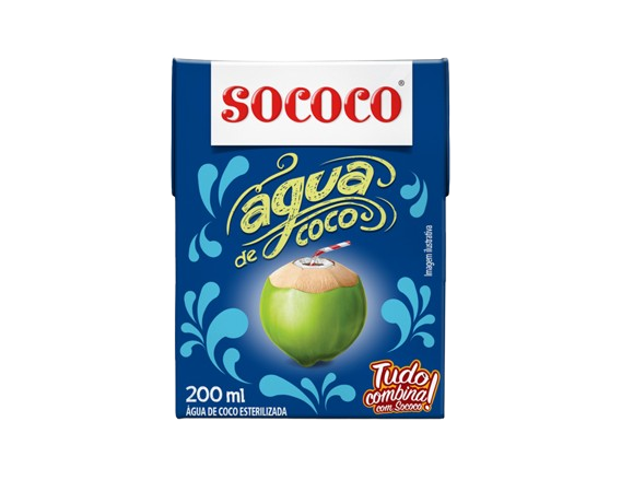 ÁGUA DE COCO PEQUENA SOCOCO 200 ML (CX 24 UN) BLACK FRIDAY PMG ATACADISTA