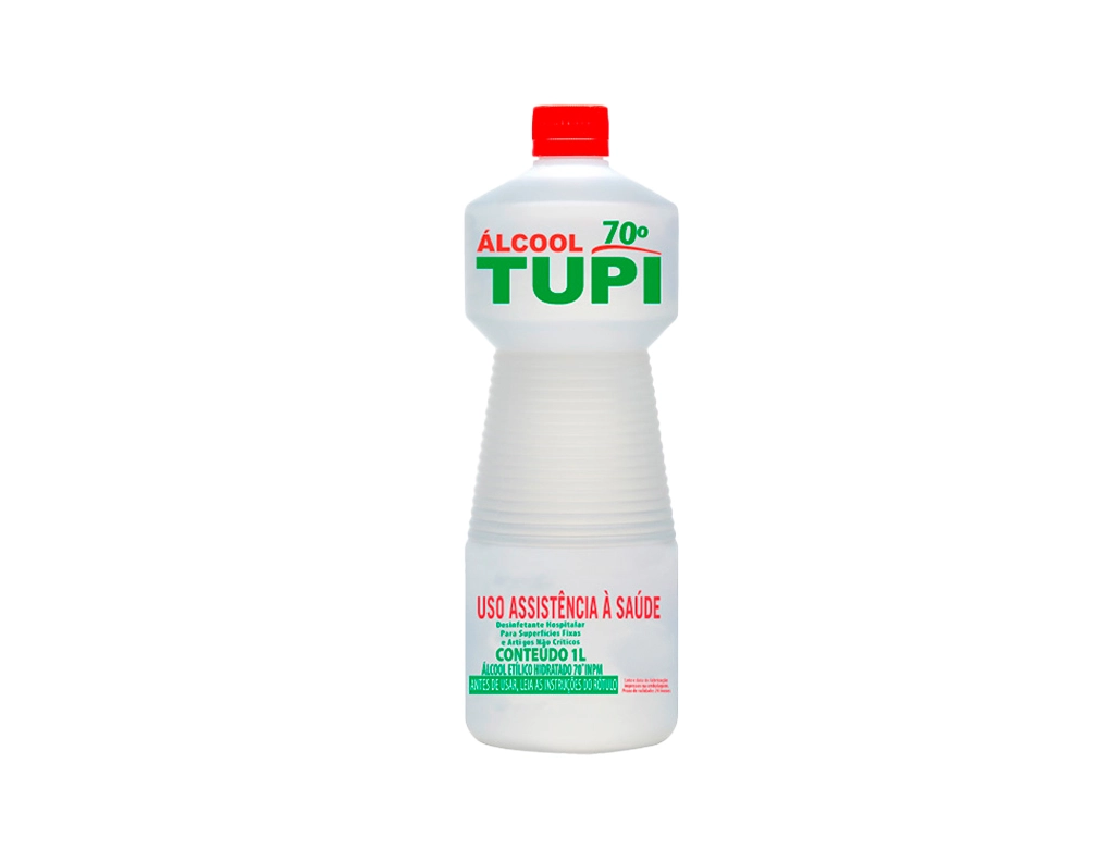 ÁLCOOL LÍQUIDO TUPI 70° 1 L (CX 12 FR) BLACK FRIDAY PMG ATACADISTA