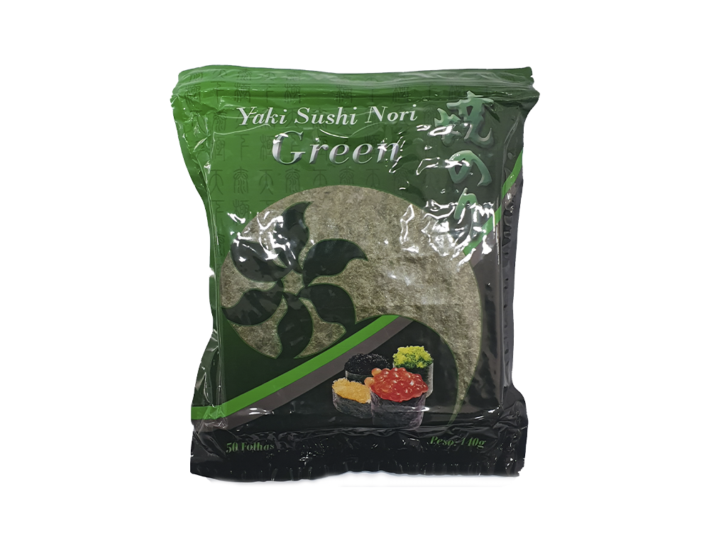 ALGAS MARINHAS YAKI SUSHI NORI GREEN TAICHI 140 G BLACK FRIDAY PMG ATACADISTA
