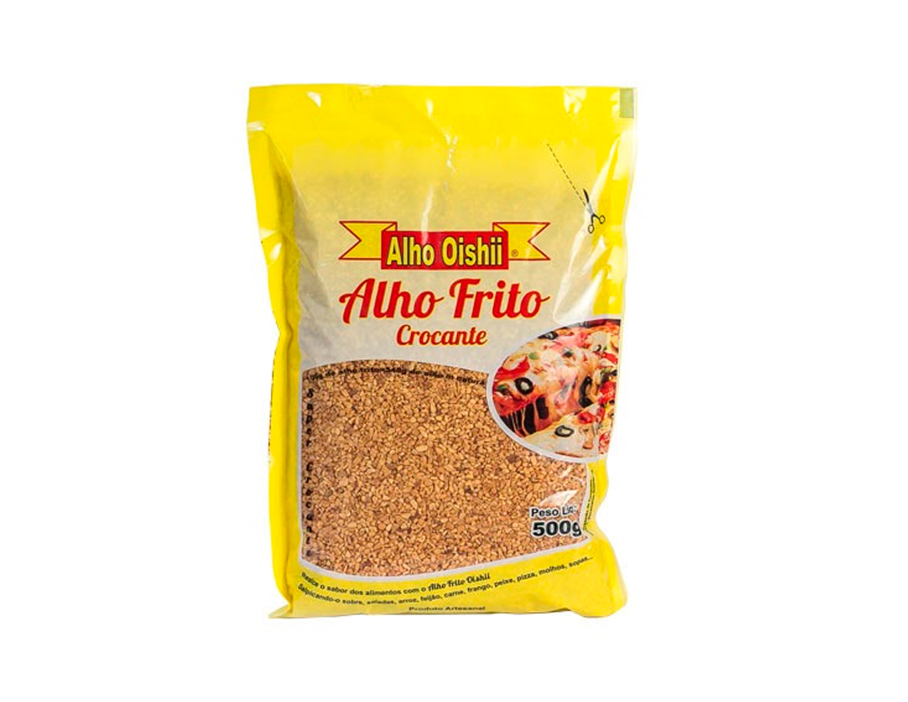 ALHO FRITO CROCANTE OISHII 500 G BLACK FRIDAY PMG ATACADISTA