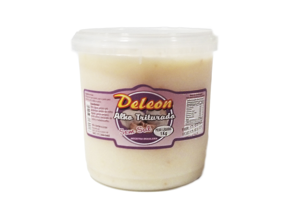 ALHO TRITURADO DELEON 1 KILO BLACK FRIDAY PMG ATACADISTA