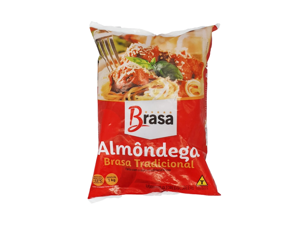 ALMÔNDEGA AVES E BOVINA CONGELADA BRASA 1 KG BLACK FRIDAY PMG ATACADISTA