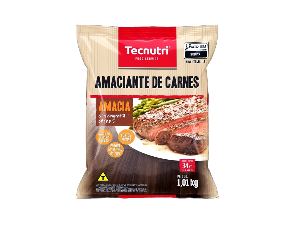 AMACIANTE DE CARNE TECNUTRI 1,01 KILO BLACK FRIDAY PMG ATACADISTA