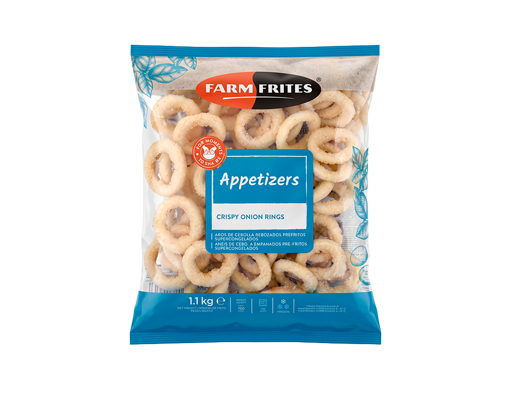 ANÉIS DE CEBOLA CONGELADO PRÉ FRITOS EMPANADOS PRÉ FORMADOS FARM FRITES 1,1 KILO (CX 10 PCT) - Marques Vendas PMG - Melhor Preço em Atacado ANÉIS DE CEBOLA CONGELADO PRÉ FRITOS EMPANADOS PRÉ FORMADOS FARM FRITES 1,1 KILO (CX 10 PCT) - anéis de cebola congelado atacado, anéis de cebola pré fritos atacado, anéis de cebola empanados atacado, farm frites anéis de cebola 1, 1kg atacado, farm frites anéis de cebola atacado, anéis de cebola food service, anéis de cebola atacado são paulo, anéis de cebola atacado, anéis de cebola para restaurante, anéis de cebola para pizzaria, anéis de cebola atacadista - Marques Vendas PMG