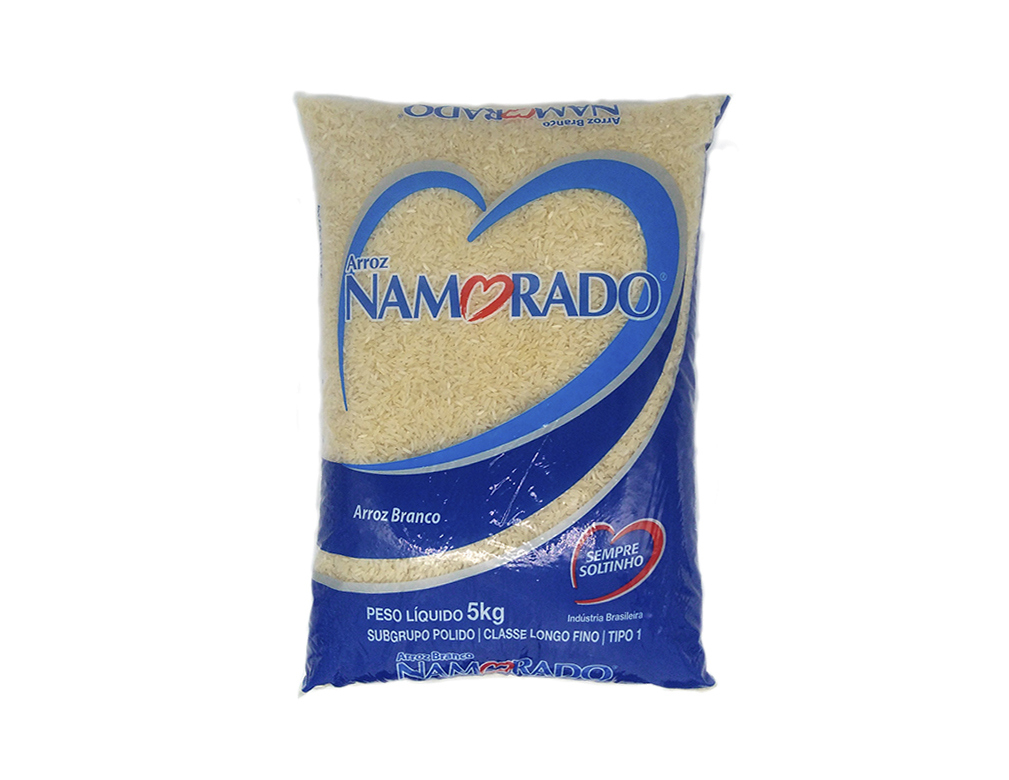 ARROZ BRANCO TIPO 1 NAMORADO 5 KILO (FDO 6 PCT) BLACK FRIDAY PMG ATACADISTA