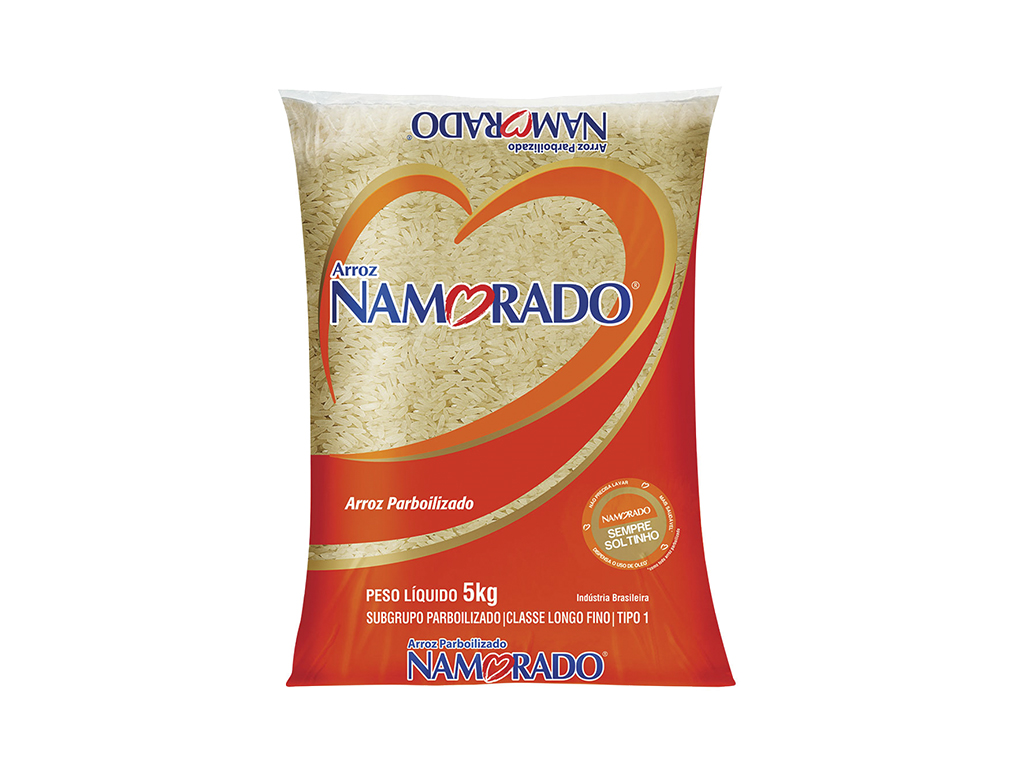 ARROZ PARBOILIZADO TIPO 1 NAMORADO 5 KILO (FDO 6 PCT) BLACK FRIDAY PMG ATACADISTA