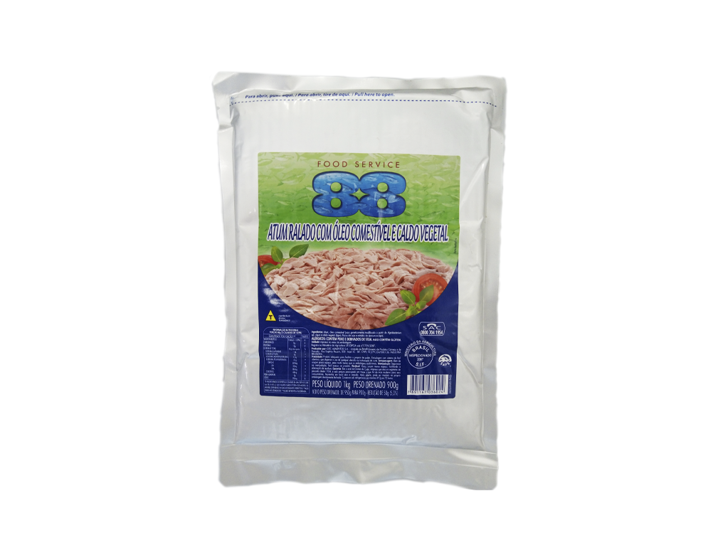 ATUM GRANDE RALADO EM ÓLEO POUCH 88 1 KILO BLACK FRIDAY PMG ATACADISTA