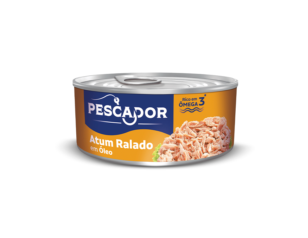 ATUM PEQUENO RALADO EM ÓLEO PESCADOR 140 G (CX 24 LT) BLACK FRIDAY PMG ATACADISTA