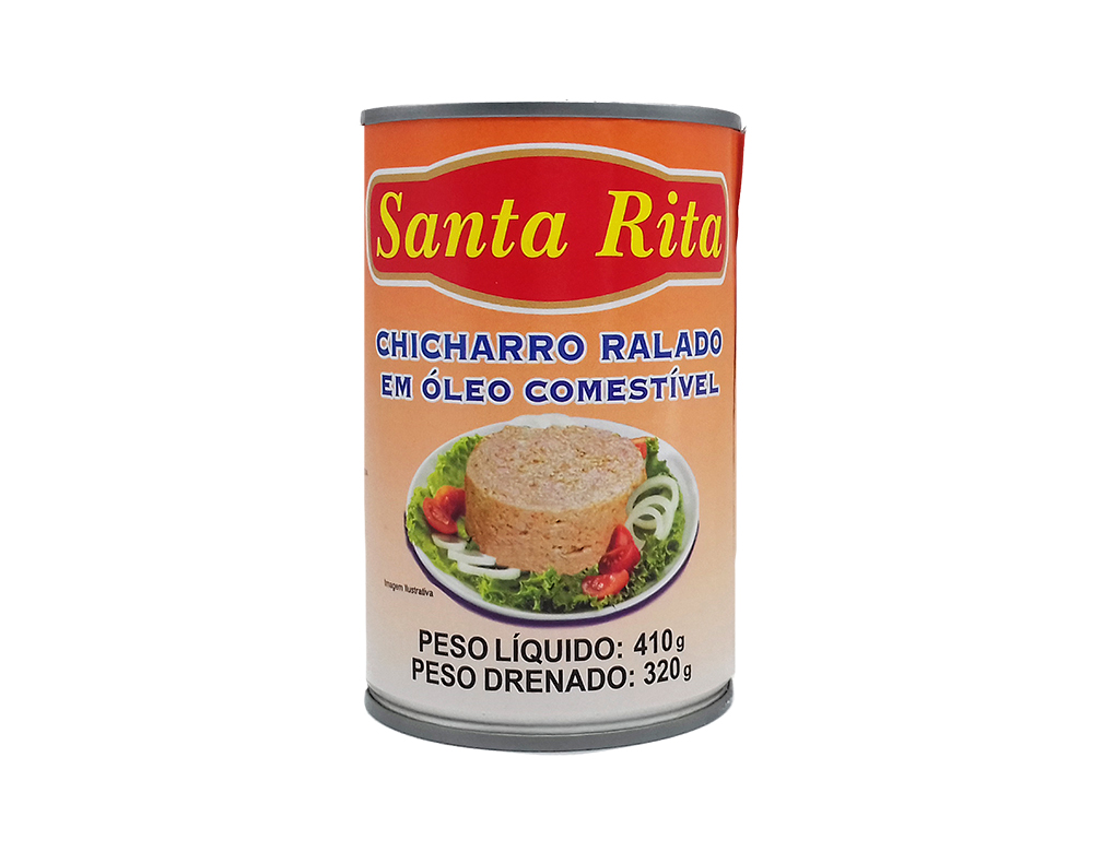 ATUM RALADO EM ÓLEO CHICHARRO SANTA RITA 410 G BLACK FRIDAY PMG ATACADISTA