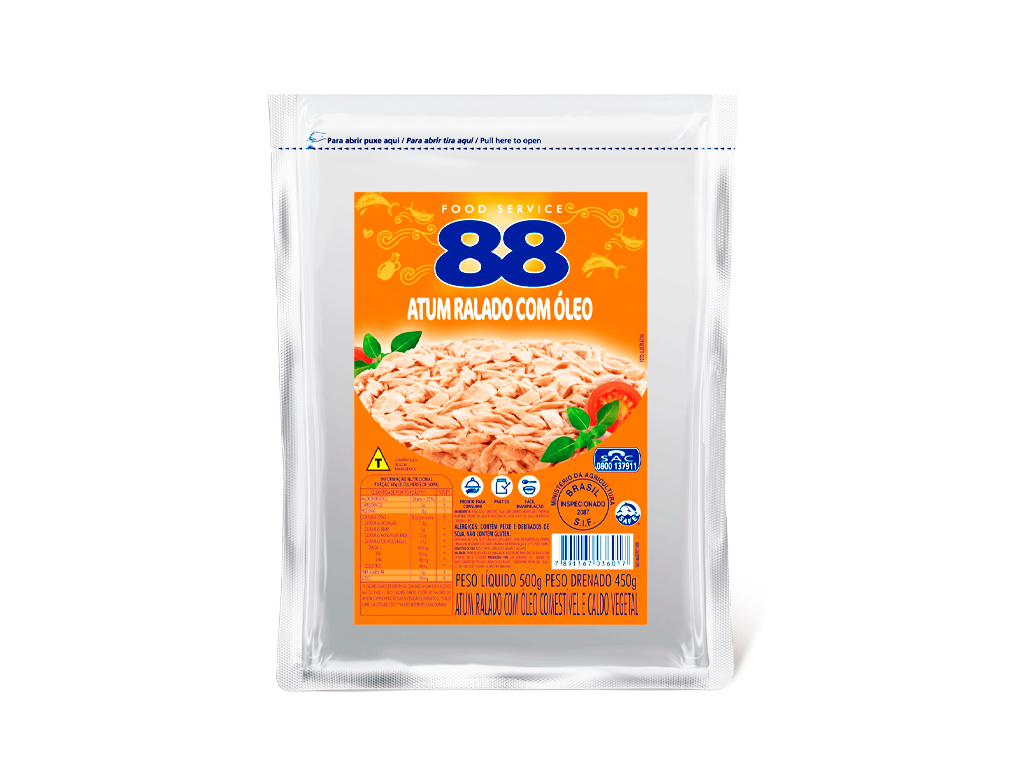 ATUM RALADO EM ÓLEO POUCH 88 500 G BLACK FRIDAY PMG ATACADISTA