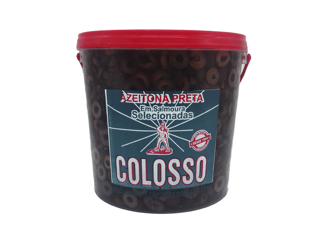 AZEITONA PRETA FATIADA COLOSSO 2 KILO BLACK FRIDAY PMG ATACADISTA