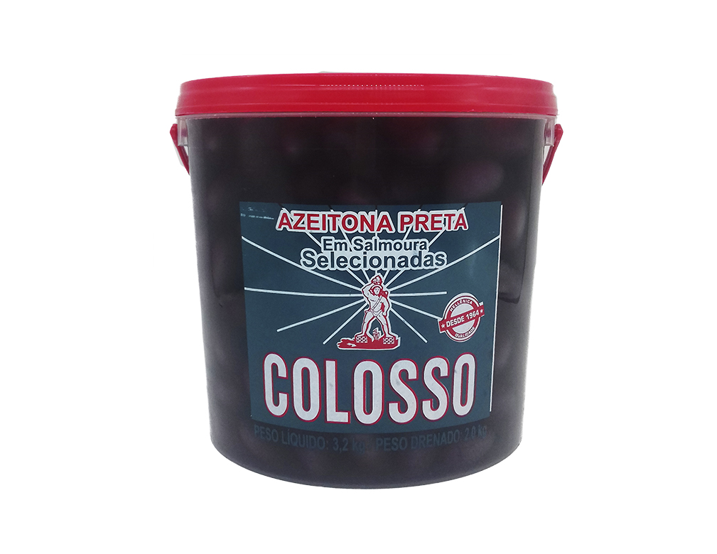 AZEITONA PRETA GRAÚDA 11 X 13 AZAPA COLOSSO 2 KILO BLACK FRIDAY PMG ATACADISTA