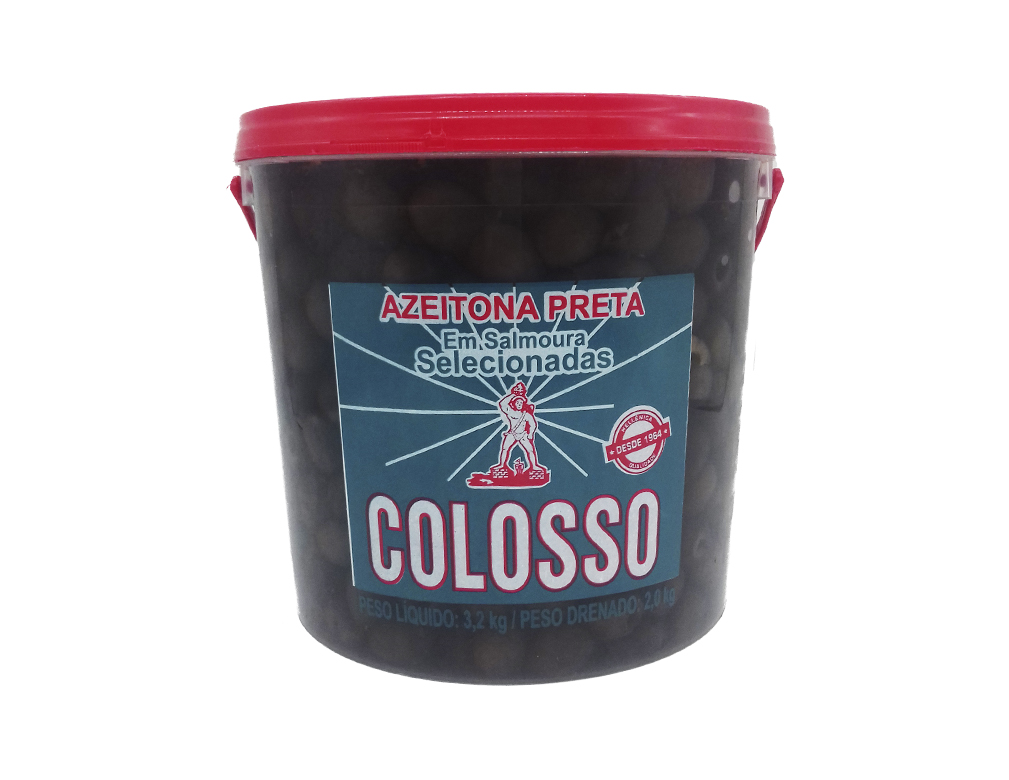 AZEITONA PRETA SEM CAROÇO COLOSSO 2 KILO BLACK FRIDAY PMG ATACADISTA