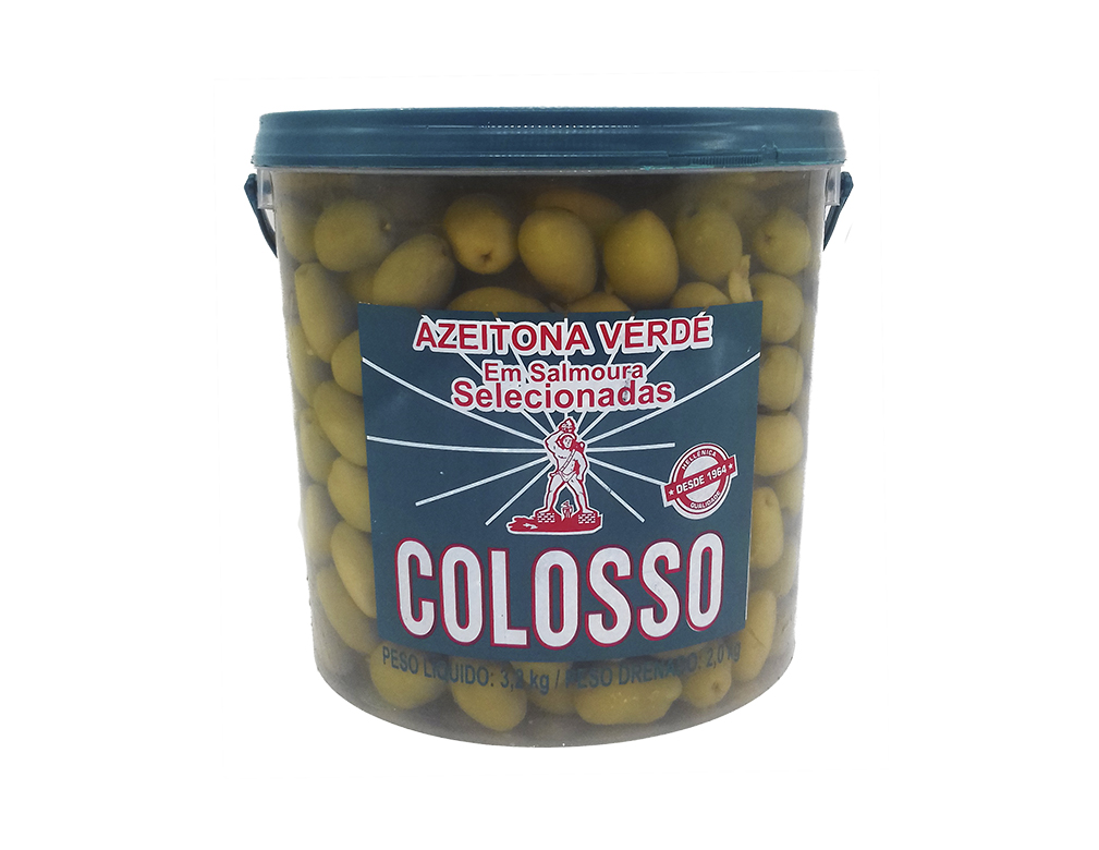 AZEITONA VERDE GRAÚDA 16 X 20 COLOSSO 2 KILO BLACK FRIDAY PMG ATACADISTA