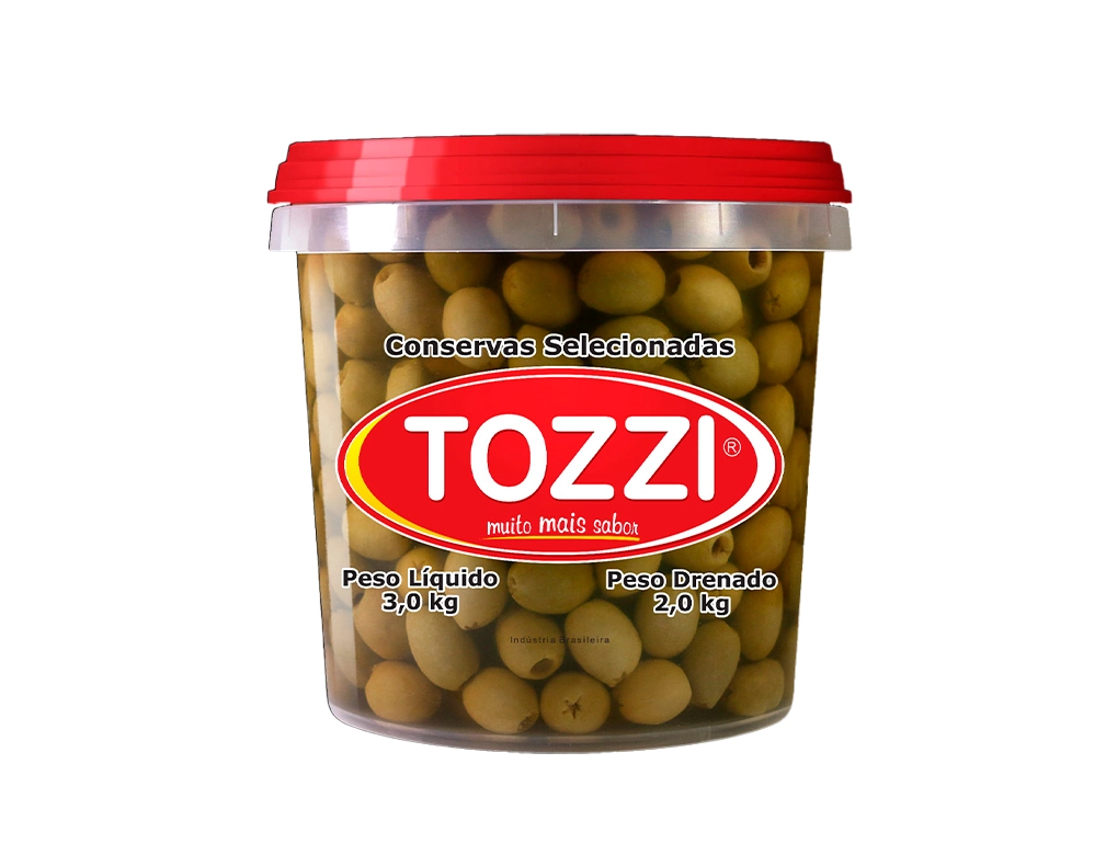 AZEITONA VERDE MÉDIA 24 X 28 TOZZI 2 KILO BLACK FRIDAY PMG ATACADISTA