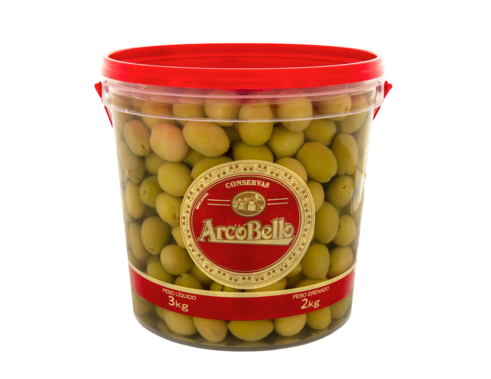 AZEITONA VERDE MIÚDA 40 X 50 ARCO BELLO (BD 2 KILO) BLACK FRIDAY PMG ATACADISTA