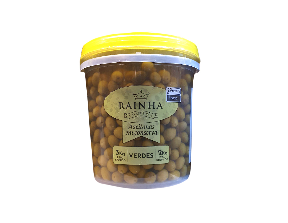 AZEITONA VERDE MIÚDA 45 X 50 RAINHA (BD 2 KILO) BLACK FRIDAY PMG ATACADISTA
