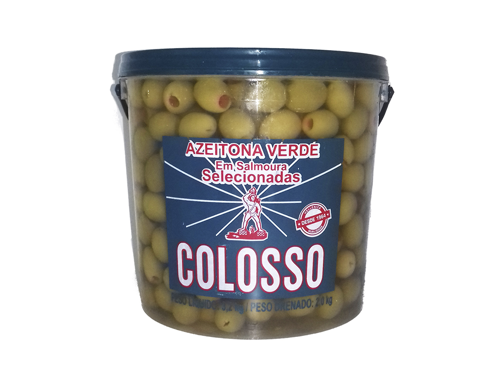 AZEITONA VERDE RECHEADA COLOSSO 2 KILO BLACK FRIDAY PMG ATACADISTA
