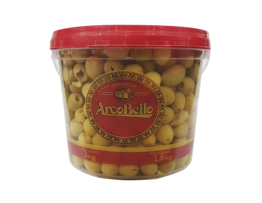 AZEITONA VERDE SEM CAROÇO ARCO BELLO 1,8 KILO BLACK FRIDAY PMG ATACADISTA