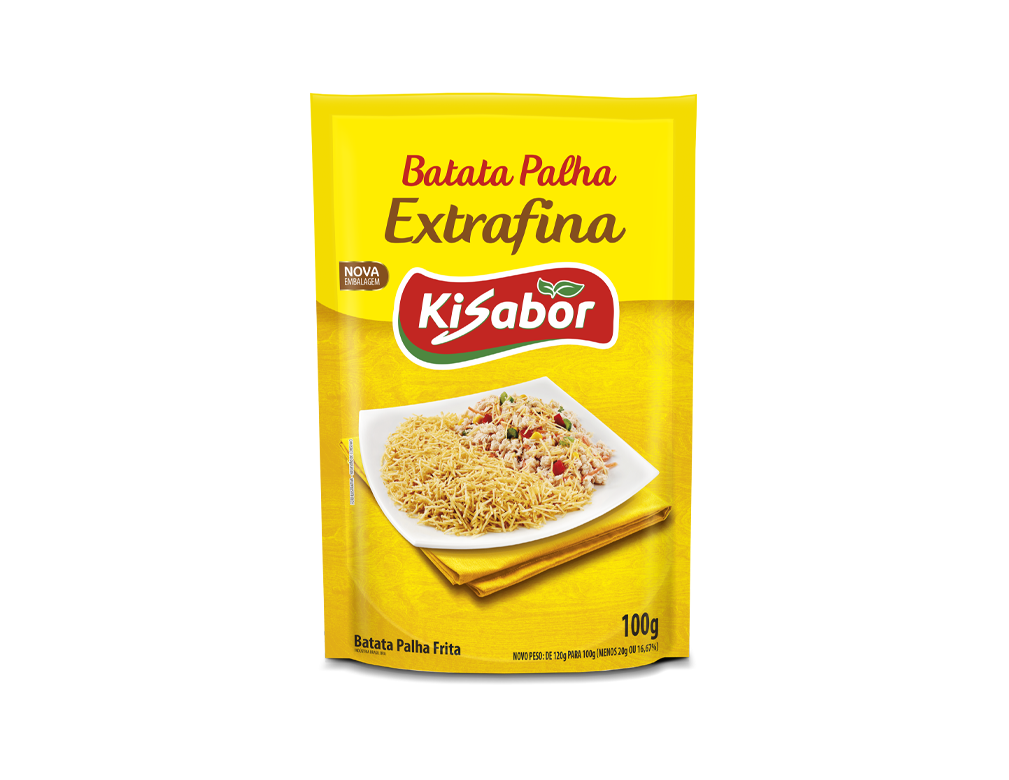 BATATA PALHA EXTRAFINA KISABOR 100 G BLACK FRIDAY PMG ATACADISTA