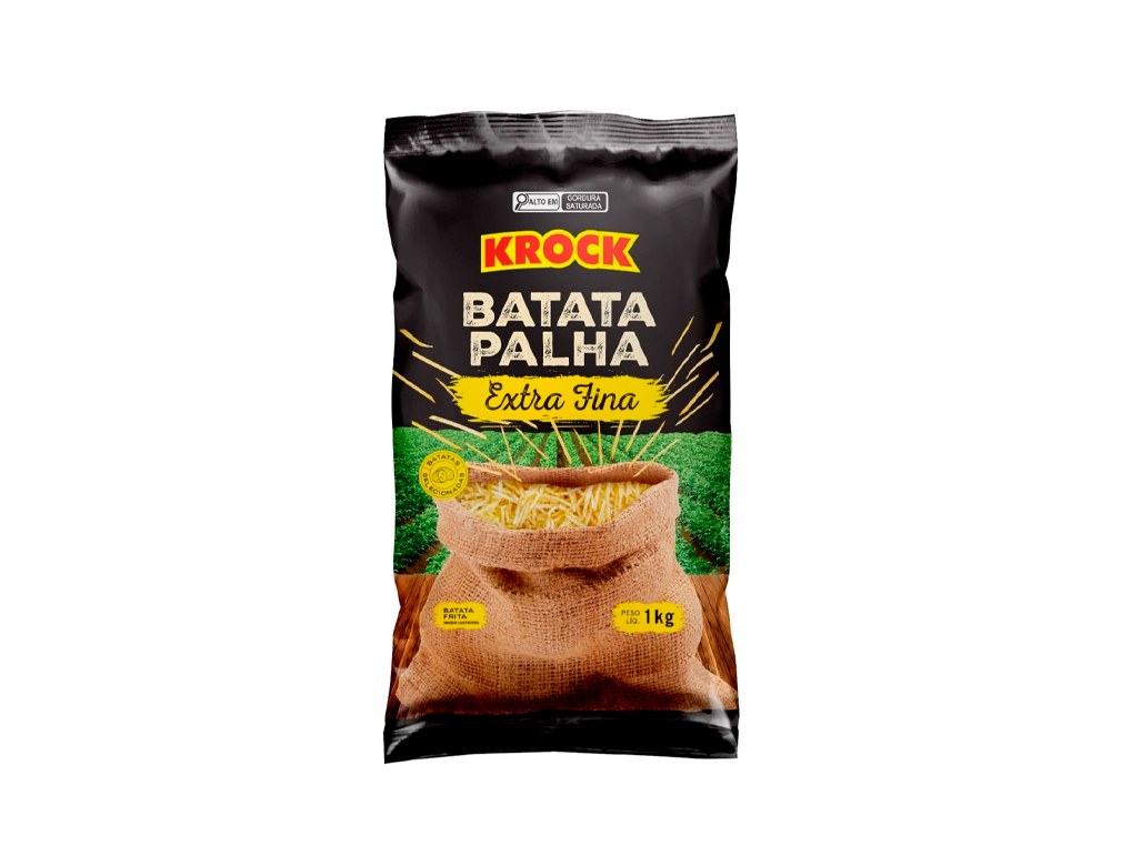 BATATA PALHA EXTRAFINA KROCK 500 G (FDO 20 PCT) BLACK FRIDAY PMG ATACADISTA