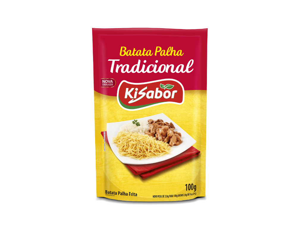 BATATA PALHA TRADICIONAL KISABOR 100 G BLACK FRIDAY PMG ATACADISTA