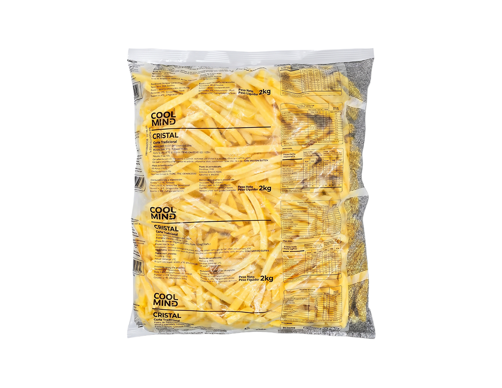 BATATA PALITO CONGELADA PRÉ FRITA 9 MM CORTE TRADICIONAL COOLMIND CRISTAL SIMPLOT 2 KILO (CX 6 PCT) - PMG Atacadista - Melhor Preço em Atacado BATATA PALITO CONGELADA PRÉ FRITA 9 MM CORTE TRADICIONAL COOLMIND CRISTAL SIMPLOT 2 KILO (CX 6 PCT) - produto atacado, food service - PMG Atacadista - Atacado Food Service Itapecerica