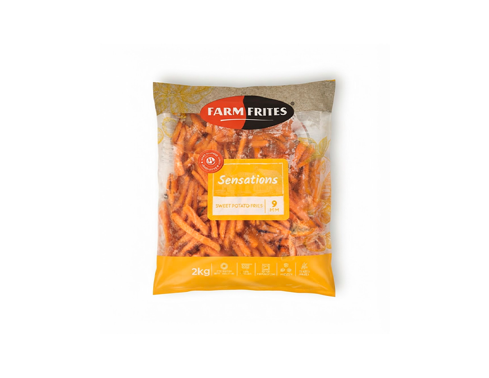 BATATA PALITO DOCE CONGELADA PRÉ FRITA 9 MM CORTE TRADICIONAL FARM FRITES 2 KILO (CX 5 PCT) - PMG Atacadista - Melhor Preço em Atacado BATATA PALITO DOCE CONGELADA PRÉ FRITA 9 MM CORTE TRADICIONAL FARM FRITES 2 KILO (CX 5 PCT) - produto atacado, food service - PMG Atacadista - Atacado Food Service Itapecerica