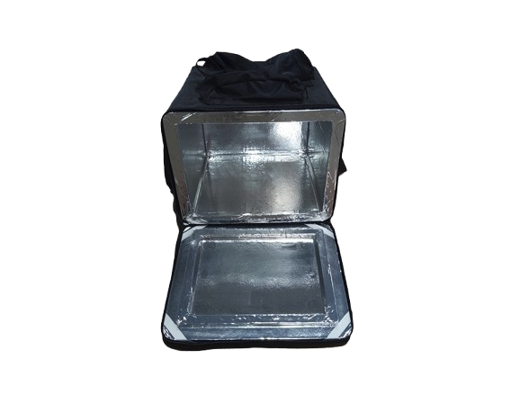 BAÚ MOCHILA PRATA LAMINADO PARA PIZZA MIL ROTAS (UN) - PMG Atacadista - Melhor Preço em Atacado BAÚ MOCHILA PRATA LAMINADO PARA PIZZA MIL ROTAS (UN) - produto atacado, food service - PMG Atacadista - Atacado Food Service Itapecerica