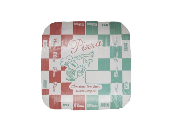CAIXA PARA PIZZA OITAVADA 25 CM (PCT 25 UN) BLACK FRIDAY PMG ATACADISTA