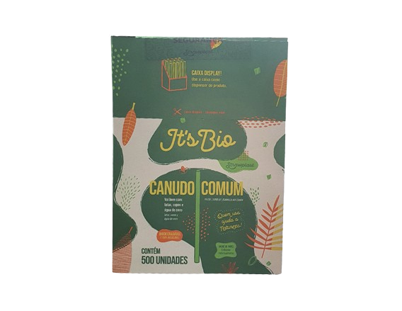 CANUDO BIODEGRADÁVEL STRAWPLAST 500 UN BLACK FRIDAY PMG ATACADISTA
