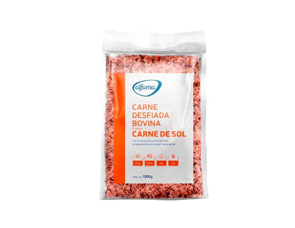 CARNE DE SOL BOVINA CONGELADA DESFIADA ALFAMA 1 KG BLACK FRIDAY PMG ATACADISTA