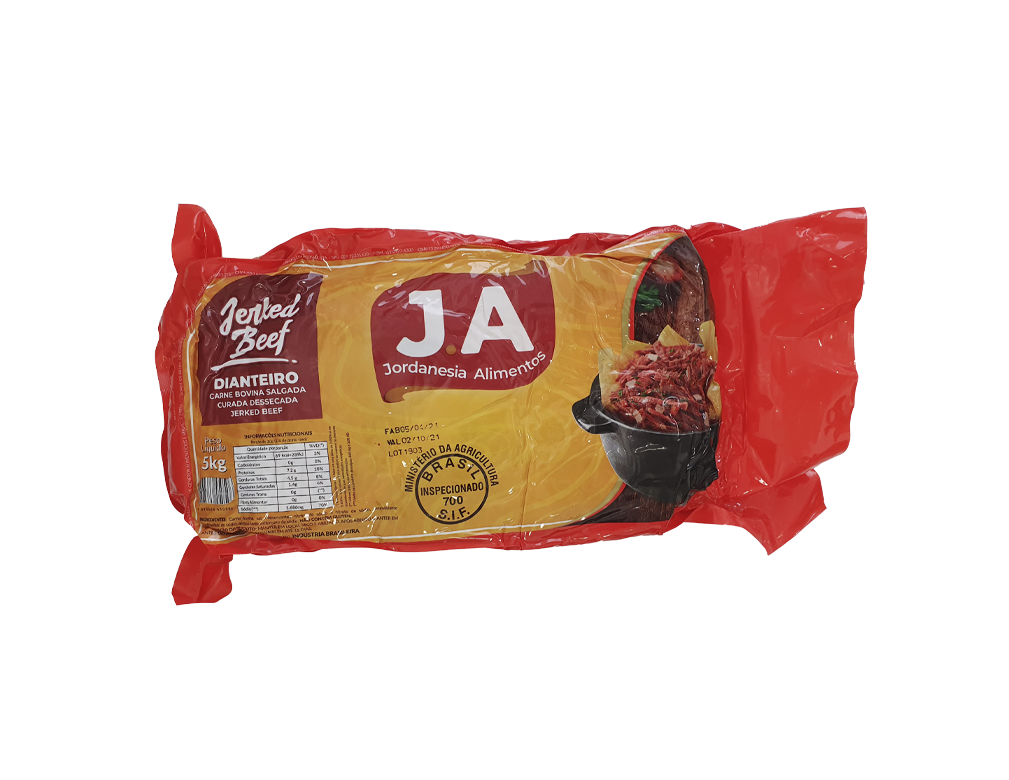 CARNE SECA BOVINA GRANDE DIANTEIRO JORDANÉSIA 5 KG BLACK FRIDAY PMG ATACADISTA