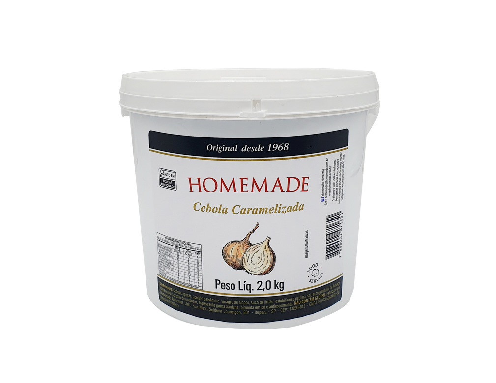 CEBOLA CARAMELIZADA HOMEMADE 2 KILO BLACK FRIDAY PMG ATACADISTA