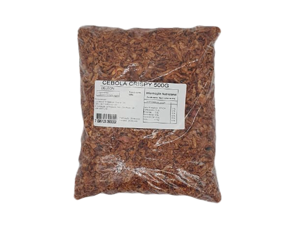 CEBOLA CRISPY DELEON 500 G (FDO 10 PCT) BLACK FRIDAY PMG ATACADISTA