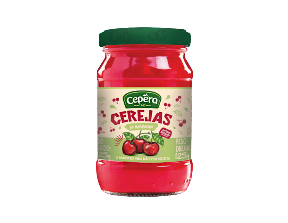 CEREJA MARRASQUINO SEM TALO CEPÊRA 125 G BLACK FRIDAY PMG ATACADISTA