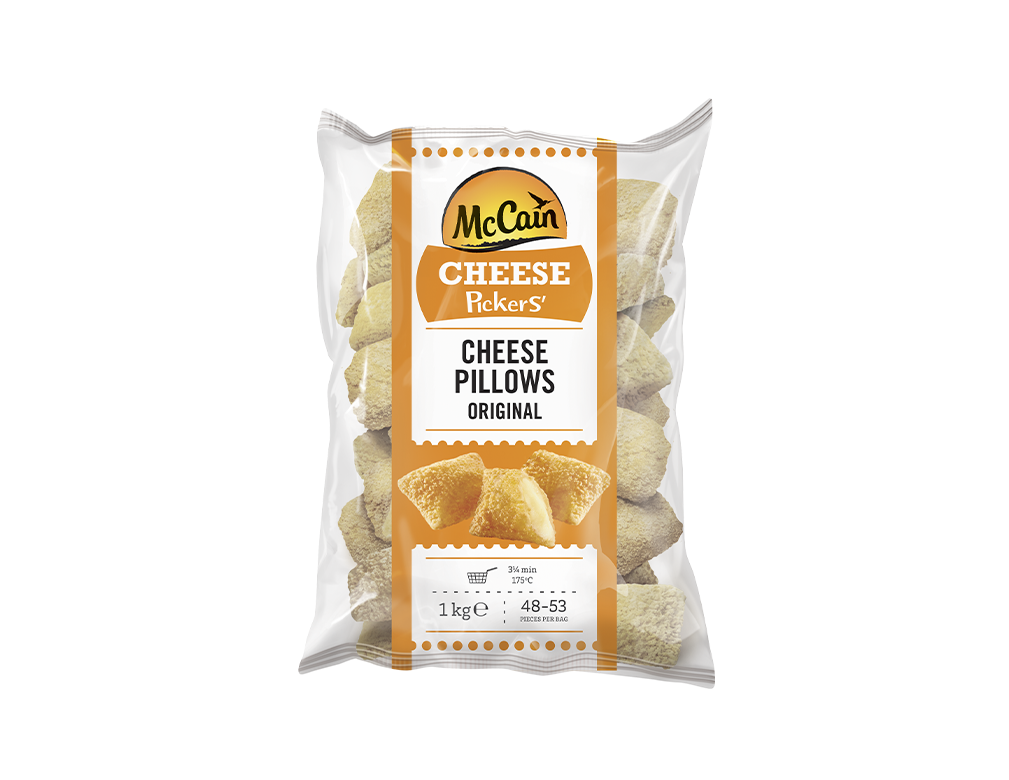 CHEESE PILLOWS CONGELADO EMPANADO MCCAIN 1 KILO (CX 6 PCT) BLACK FRIDAY PMG ATACADISTA