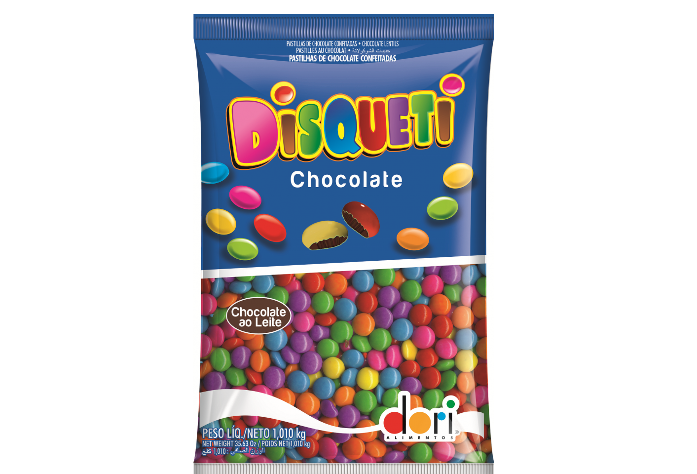 CHOCOLATE GRANDE DISQUETI DORI 1,01 KILO BLACK FRIDAY PMG ATACADISTA