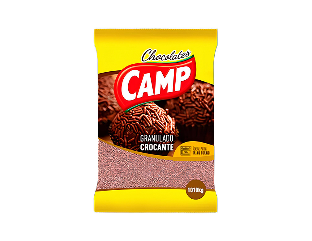 CHOCOLATE GRANULADO CROCANTE CAMP 1,010 KILO BLACK FRIDAY PMG ATACADISTA