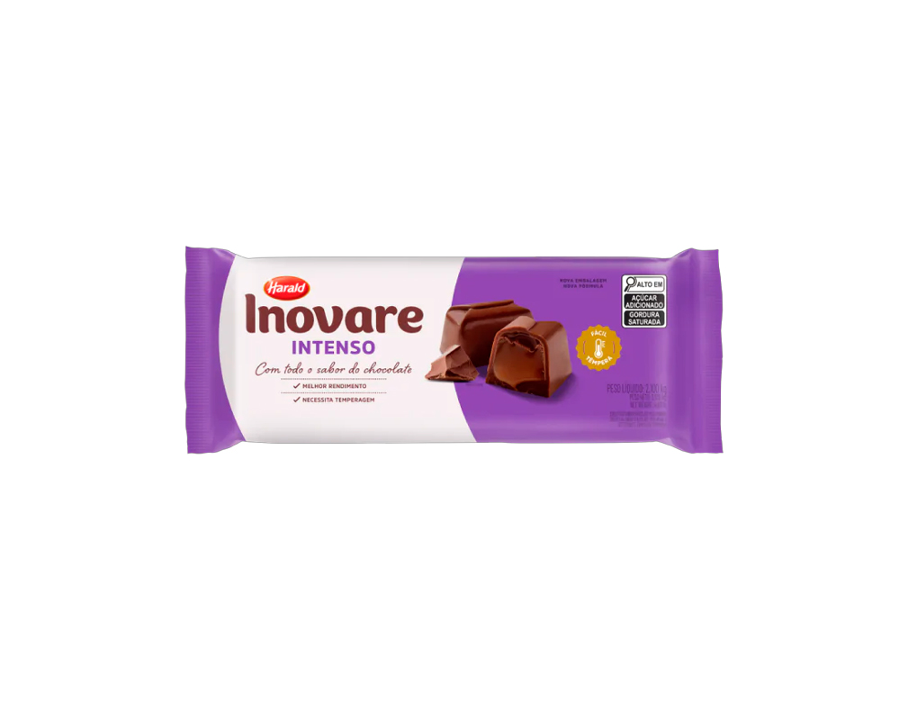 CHOCOLATE INOVARE INTENSO MEIO AMARGO HARALD 2,1 KILO BLACK FRIDAY PMG ATACADISTA