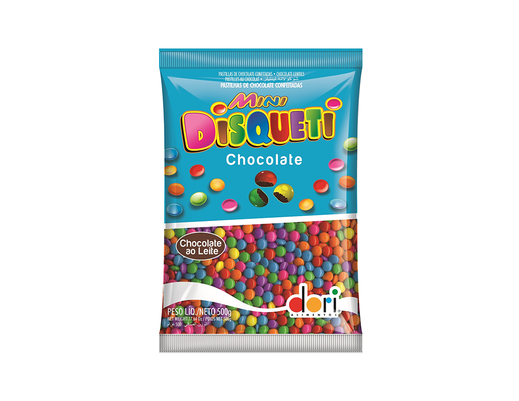 CHOCOLATE MINI DISQUETI DORI 500 G BLACK FRIDAY PMG ATACADISTA