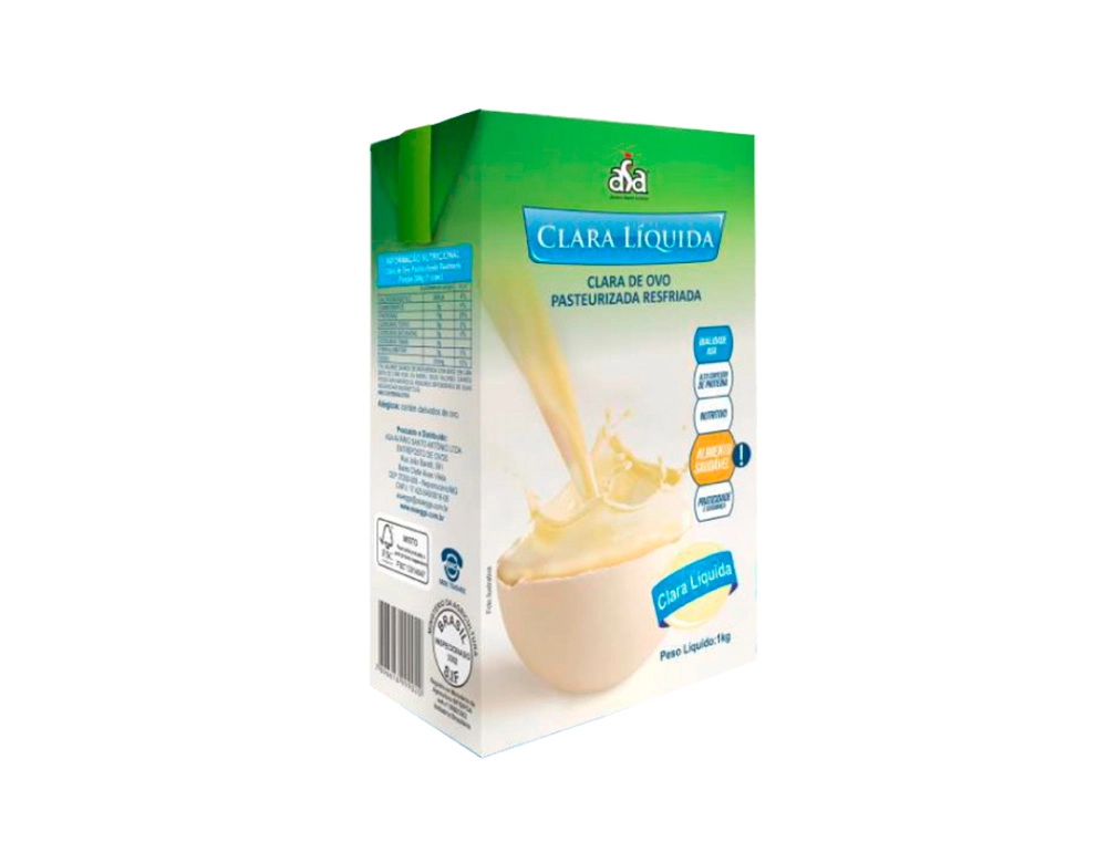 CLARA DE OVO PASTEURIZADA RESFRIADA ASA 1 KILO BLACK FRIDAY PMG ATACADISTA
