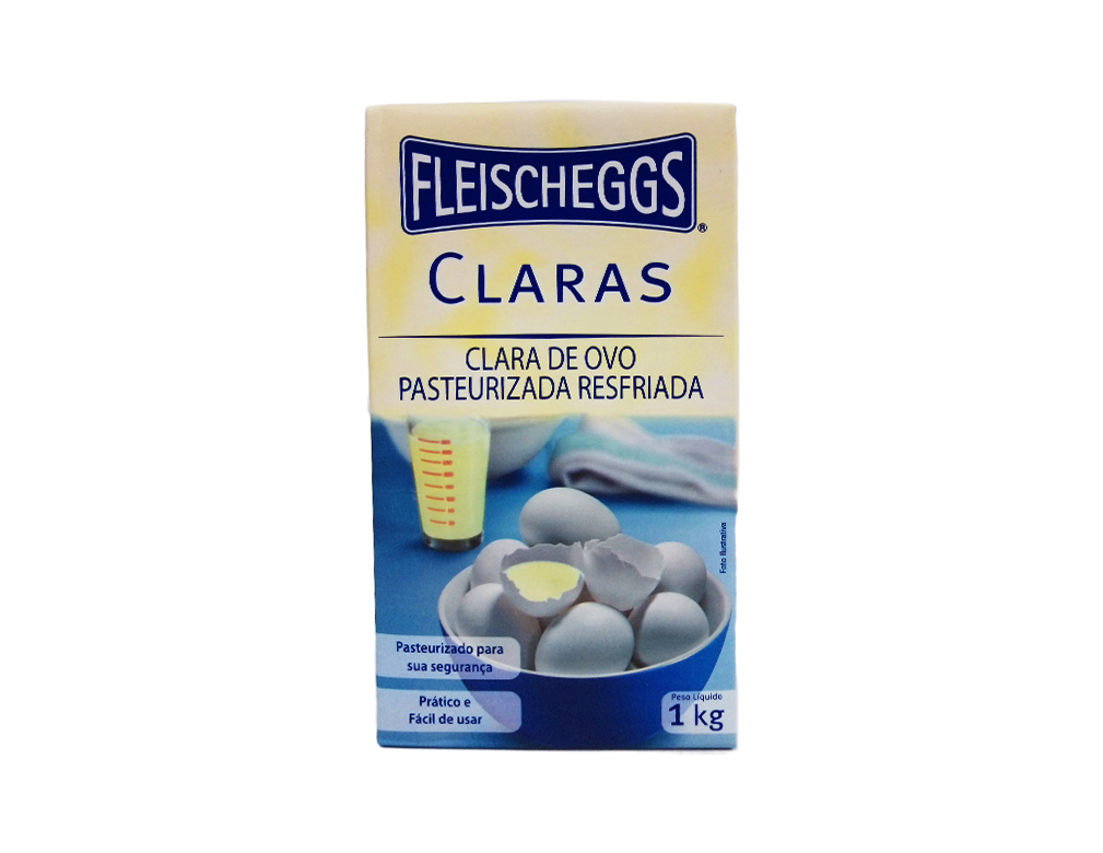 CLARA DE OVO PASTEURIZADA RESFRIADA FLEISCHEGGS 1 KILO BLACK FRIDAY PMG ATACADISTA