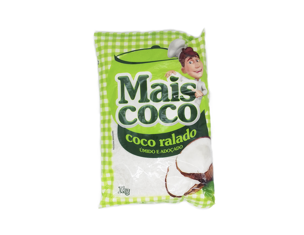 COCO RALADO ÚMIDO E ADOÇADO MAIS COCO 1 KILO BLACK FRIDAY PMG ATACADISTA