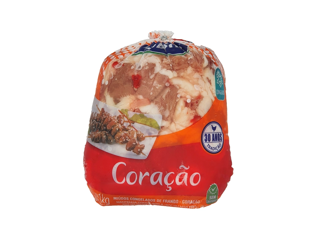 CORAÇÃO DE FRANGO CONGELADO ITABOM 1 KILO (CX 18 KILO) BLACK FRIDAY PMG ATACADISTA