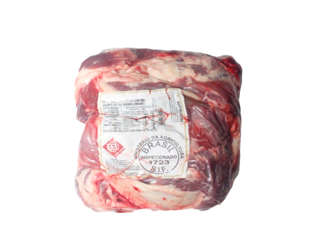 CORDÃO DO FILÉ MIGNON BOVINO CONGELADO BOI BRASIL 3 KG BLACK FRIDAY PMG ATACADISTA