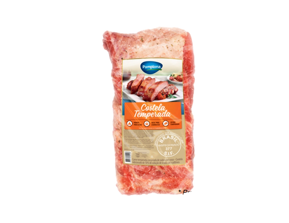 COSTELA SUĆNA CONGELADA TEMPERADA PAMPLONA 1 KG BLACK FRIDAY PMG ATACADISTA